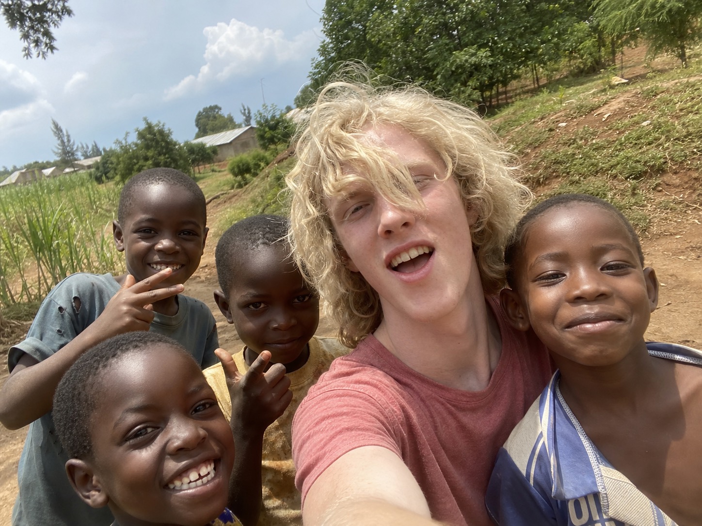 Wylie on a mission trip